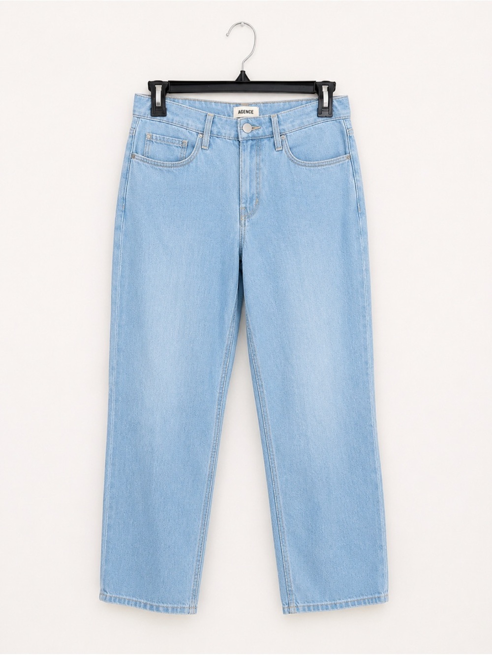 L'AGENCE Light Blue Wide-Leg Jeans - Picture 2 of 9
